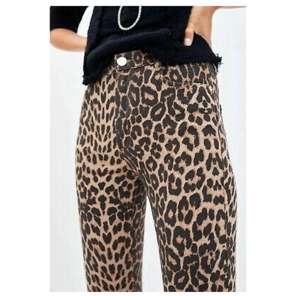 Zara cheetah high waist stretch legging NWT - Picture 4 of 8